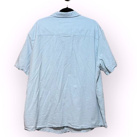 Winston Big & Tall Subscription Box Peruvian Seersucker SS Button Down Shirt 2XL - Picture 2 of 10